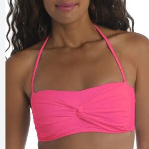 NWT La Blanca Island Goddess Know Twist Bandeau Bikini Top